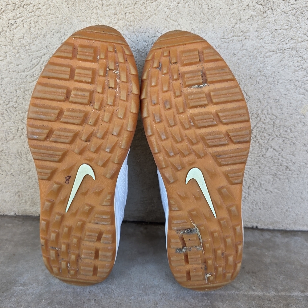 Nike Air Max 1 Women's Golf Shoes Sneakers Spikeless White Gum AQ0865-100 Size 7 - Picture 7 of 8